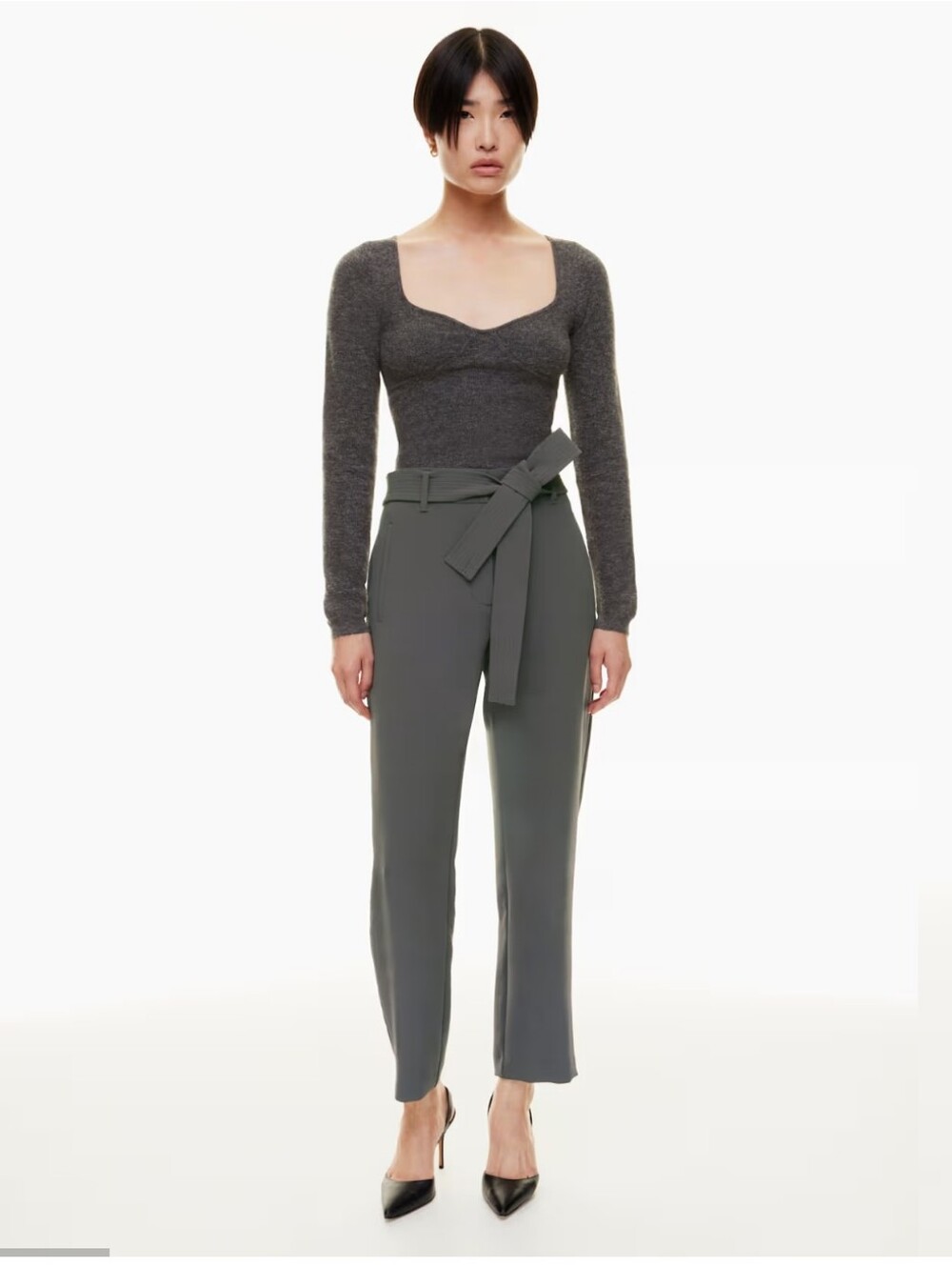 Aritzia Wilfred Tie Front Pants SZ 12
